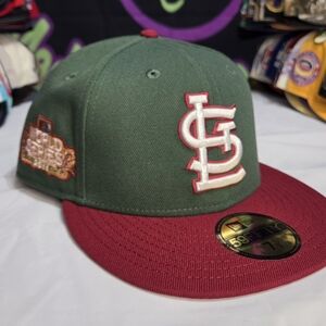 New Era 7 1/2 - Hat Club - Pink Bottom Two Tone St Louis Cardinals